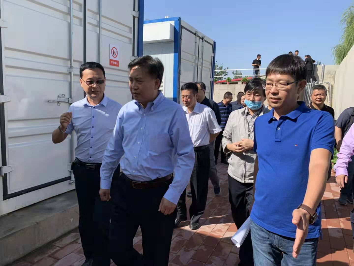 河北省生态环境厅厅长高建民组织参观考察乐鱼web版登录入口环保污水分散源治理项目运行情况